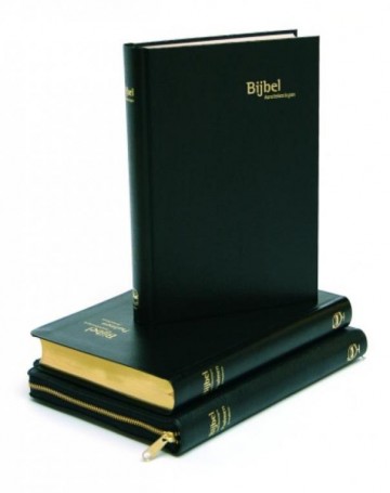 KTB40 - Kanttekeningen- bijbel, zwart kunstleer