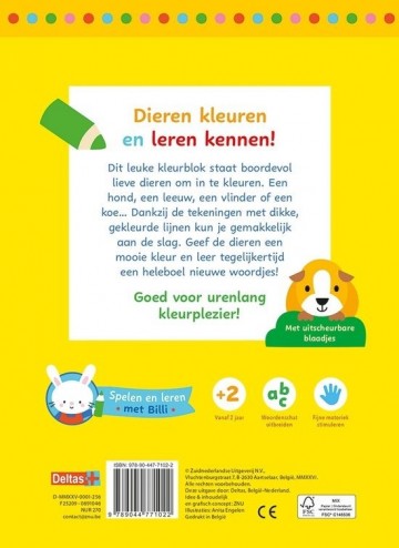 Lieve dieren kleurpret   back