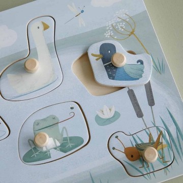 Little dutch geluidenpuzzel   vormenpuzzel   little goose 8713291447639 a