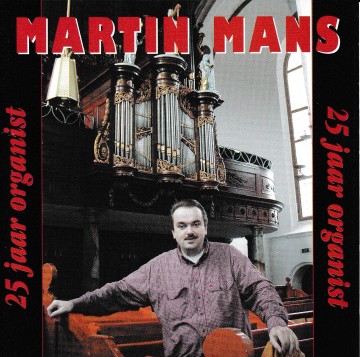 Mans martin   25 jaar organist   front