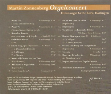 Martin zonnenberg plays the hinsz organ of the grote kerk harlingen inhoud