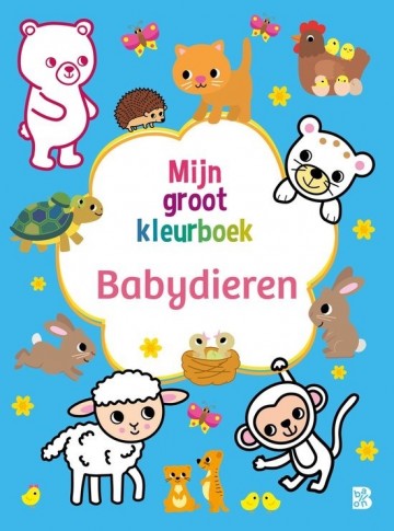 Mijn groot kleurboek 1   babydieren   front