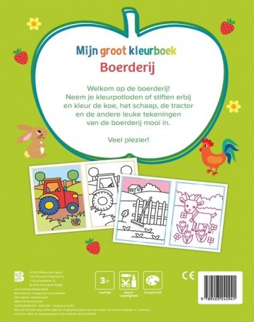Mijn groot kleurboek boerderij   back