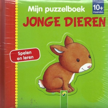 Mijn puzzelboek jonge dieren spelen en leren