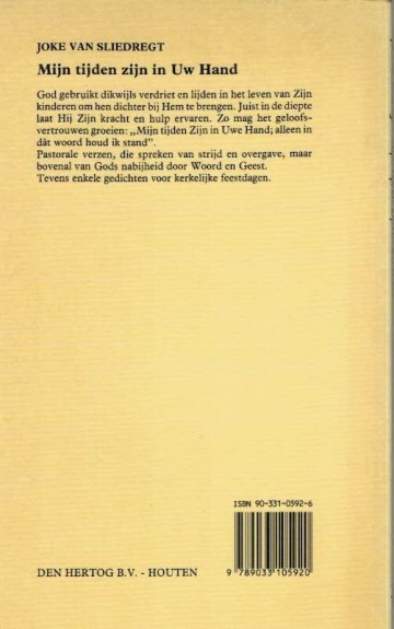 Mijn tijden zijn in uw hand joke van sliedregt 9033105926 back