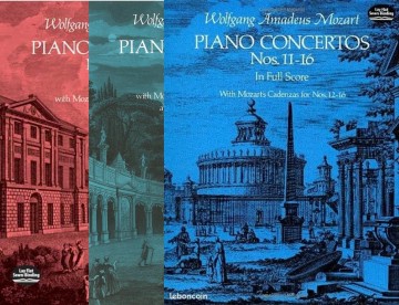 Mozart wa    piano concertos nos 11 16  17 22  23 27