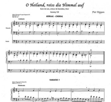 O heiland reiss die himmel auf