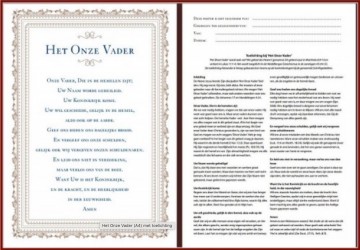 Onze vader 0