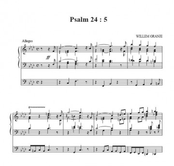 Oranje, Willem - 20 Koraal voorspelen Psalmen