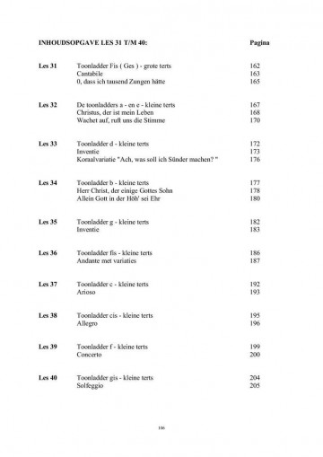 Orgelcursus   index 4