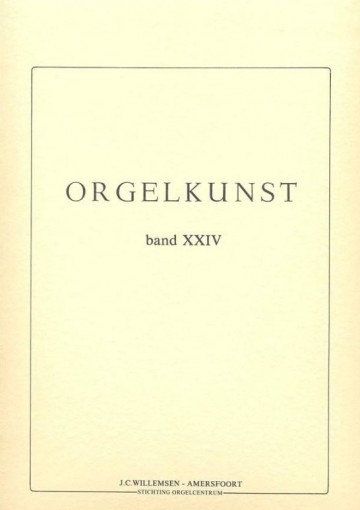 Orgelkunst xxiv