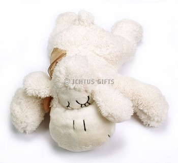 Schaap pluche beige 30cm