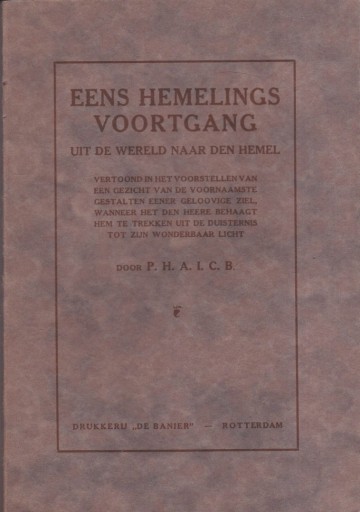 Pahlcr   eens hemelings voortgang