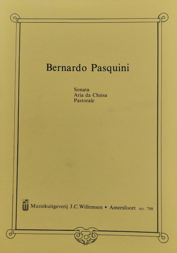 Pasquini bernardo   sonata