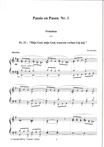 Passie pasen 1 mijn god mijn god waarom verlaat gij mij