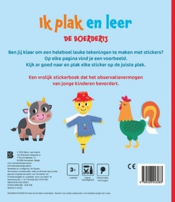 Plak en leer 2   de boerderij 3 4 jaar   back