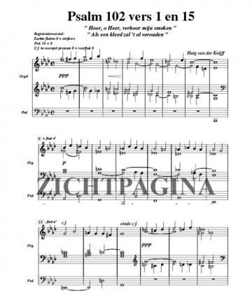 Psalm 102 noten