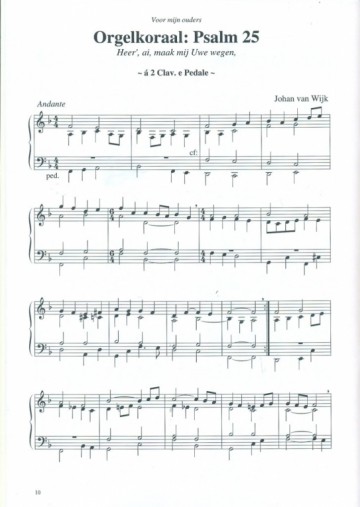 Wijk, Johan van - Vijf Koraalbewerkingen