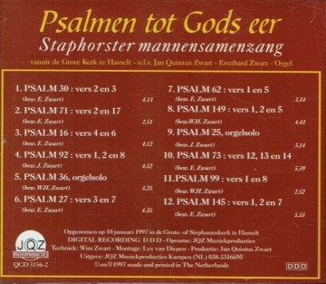 Psalmen tot gods eer