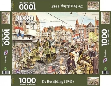 Puzzel bevrijding 500x500