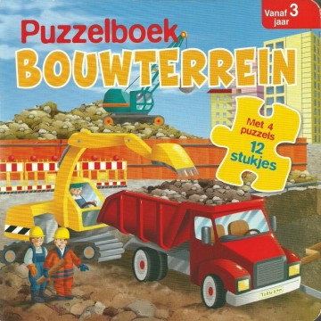 Puzzelboek bouwterrein