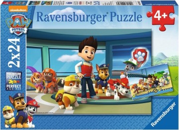 Ravensburger puzzel paw control   hupvaardige speurneuzen   2x24 stukjes