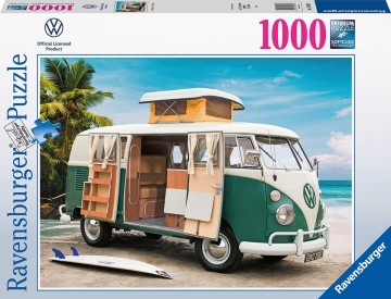 Ravensburger puzzel volkswagen t1 camper van   legpuzzel   1000 stukjes