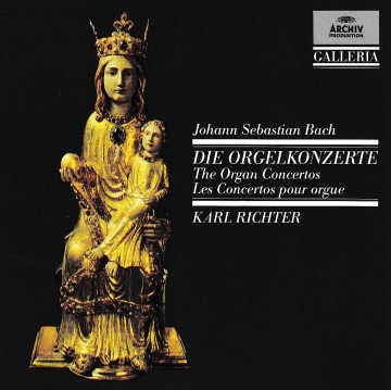 Richter karl   johann sebastian bach die orgelkonzerte   front