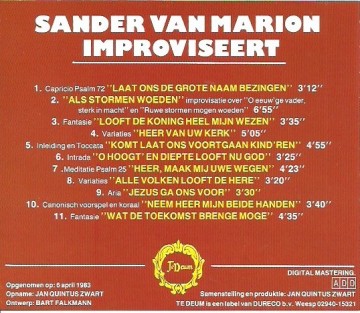 Sander van marion improviseert 002