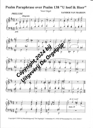 Sander van marion psalm 138 2
