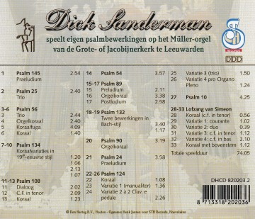 Sanderman dick   speelt eigen psalmbewerkingen in leeuwarden   back
