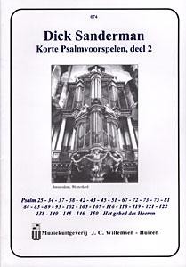 Sanderman, Dick - Korte Psalmvoorspelen (2)