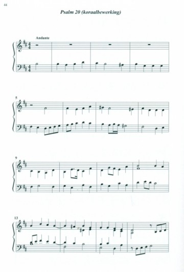 Slagt, Jan - Eenvoudige Psalm voorspelen deel 2 (Psalm 11-20)