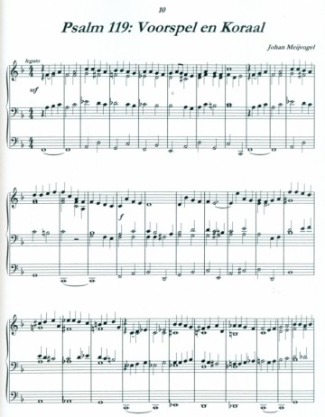 Meijvogel, Johan - 4 Koraalbewerkingen voor orgel