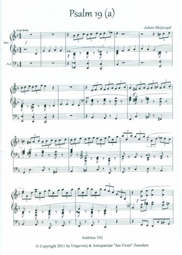 Meijvogel, Johan - 7 Psalmbewerkingen