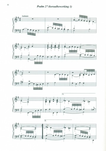 Slagt, Jan - Eenvoudige Psalm voorspelen deel 3 (Psalm 21-30)