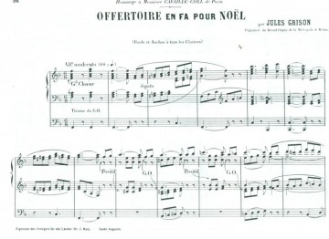 Grison, Jules - Orgelwerken (1)