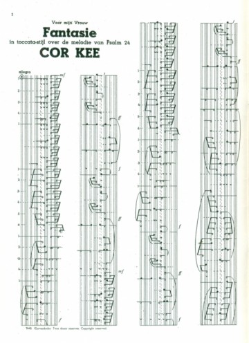 Kee, Cor - Psalm 24 (Klavar)