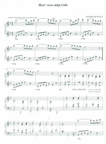 Reuver, Roeland de - Tot Uw dienst (1) voor piano