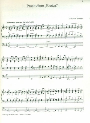 Krieken, G.B. van - Praeludium Eroica