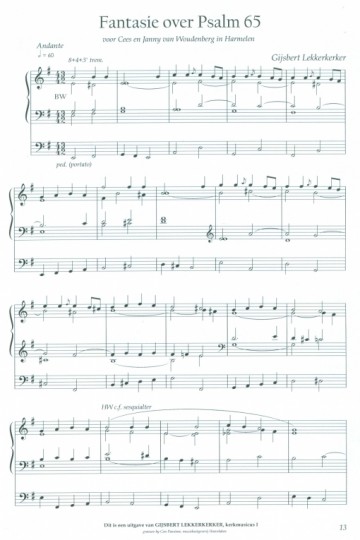 Lekkerkerker, Gijsbert - Psalmen en Gezangen (5)