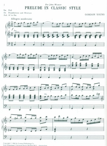 Young, Gordon - Prelude / Holiday / Toccata (Actie!)
