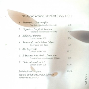 Isokoski, Soile - Mozart Aria's