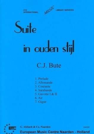 Bute, C.J. - Suite in oude stijl (Nieuw!)