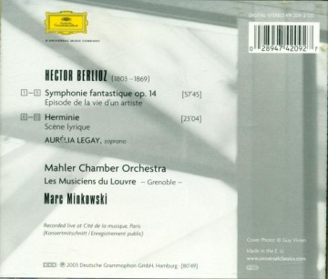 Minwkowski, Marc - Berlioz Symphonie fantastique Hermine