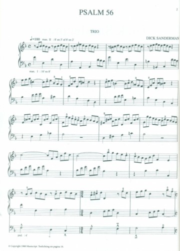 Sanderman, Dick - Fantasie Psalm 56