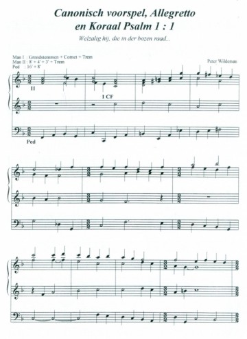 Wildeman, Peter - Koraal- bewerkingen voor orgel (5)