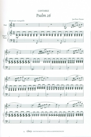 Alers, Kees & Jan Peter Teeuw - Glory: Instrumentale koraalbewerkingen (2)