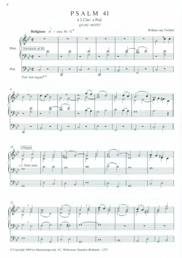 Twillert, Willem van - Psalmbewerkingen (1)