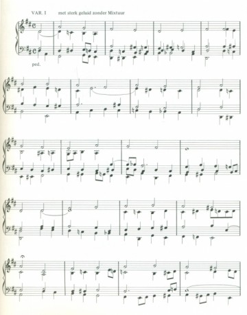 Bastiaans, J.G. - Variaties en Finale over Psalm 84